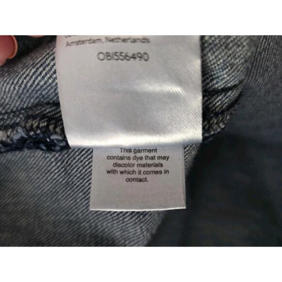 Free People Stillwater Jeans Low Rise Slim Flare Sz 31 NEW We The Free Split Hem - Picture 10 of 15